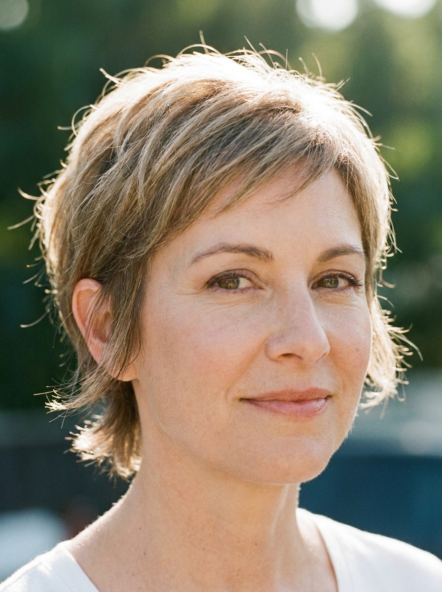 Bixie Cut für dünne Haare als Frisuren für dünne Haare Inspiration 2026